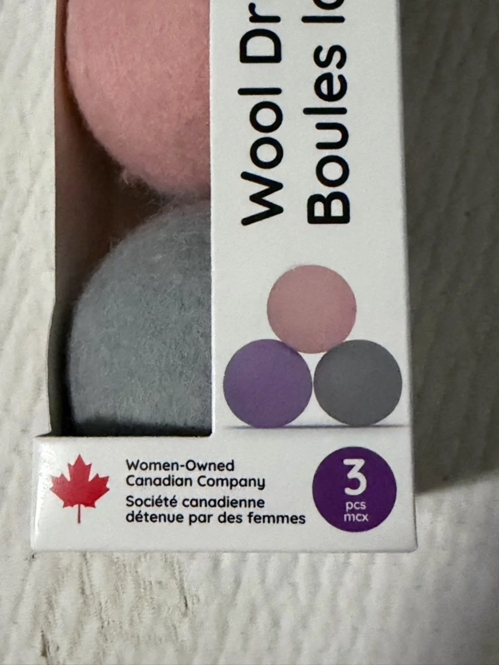 ✨New✨ melii: Wool Dryer Balls (Reusable) Pack of 3 - Picture 3 of 7
